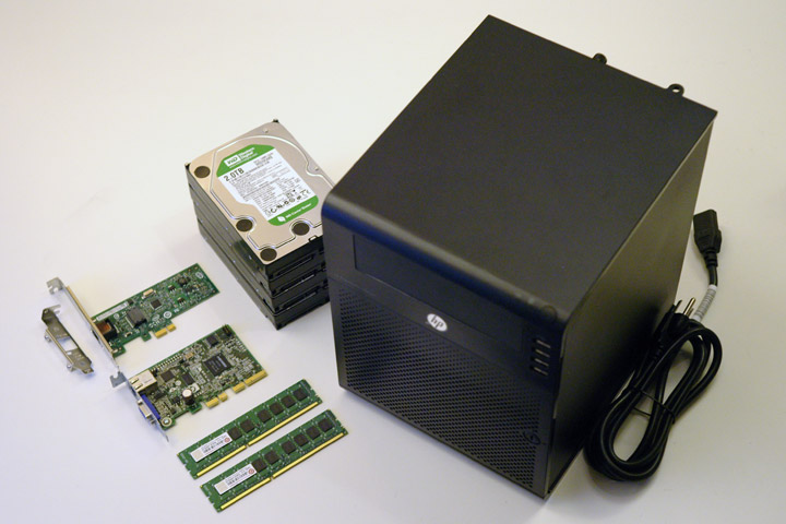 Project92 blog: HP ProLiant MicroServerがやってきた